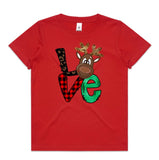 Reindeer LOVE AS Colour Kids Staple Tee