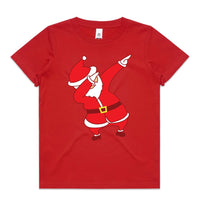 Dabbing Santa AS Colour Kids Staple Tee