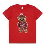 Ugly Sweater Crew Bear AS Colour Youth Staple Tee