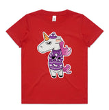 Ugly Sweater Crew Unicorn AS Colour Kids Staple Tee