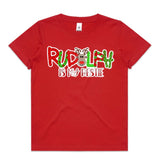 Rudolph Is My Bestie AS Colour Youth Staple Tee