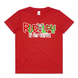 Rudolph Is My Bestie AS Colour Kids Staple Tee