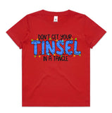 Don’t Get Your Tinsel In A Tangle AS Colour Youth Staple Tee