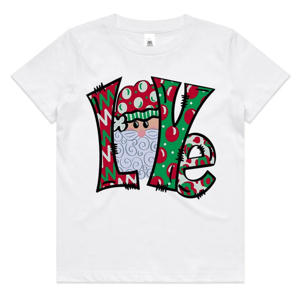 LOVE Santa AS Colour Youth Staple Tee