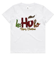 Ho Ho Ho Merry Christmas AS Colour Kids Staple Tee