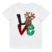 Reindeer LOVE AS Colour Kids Staple Tee