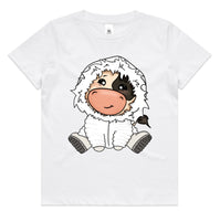 Baby Jersey Cow in Snowsuit AS Colour Kids Staple Tee