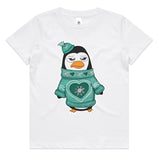 Ugly Sweater Crew Penguin AS Colour Kids Staple Tee