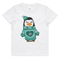 Ugly Sweater Crew Penguin AS Colour Youth Staple Tee