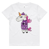 Ugly Sweater Crew Unicorn AS Colour Youth Staple Tee