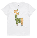 Ugly Sweater Crew Llama AS Colour Youth Staple Tee