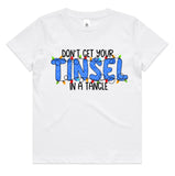 Don’t Get Your Tinsel In A Tangle AS Colour Kids Staple Tee