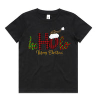 Ho Ho Ho Merry Christmas AS Colour Kids Staple Tee