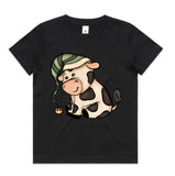 Baby Jersey Christmas Cow AS Colour Kids Staple Tee