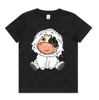 Baby Jersey Cow in Snowsuit AS Colour Youth Staple Tee