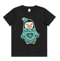 Ugly Sweater Crew Penguin AS Colour Youth Staple Tee