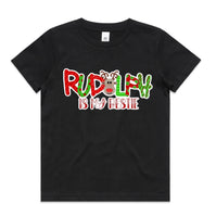 Rudolph Is My Bestie AS Colour Kids Staple Tee