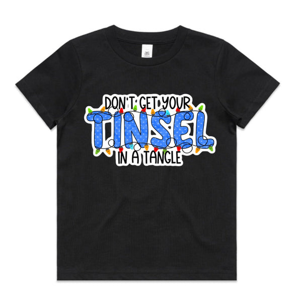 Don’t Get Your Tinsel In A Tangle AS Colour Youth Staple Tee