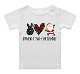 Peace, Love, Christmas AS Colour Wee Tee