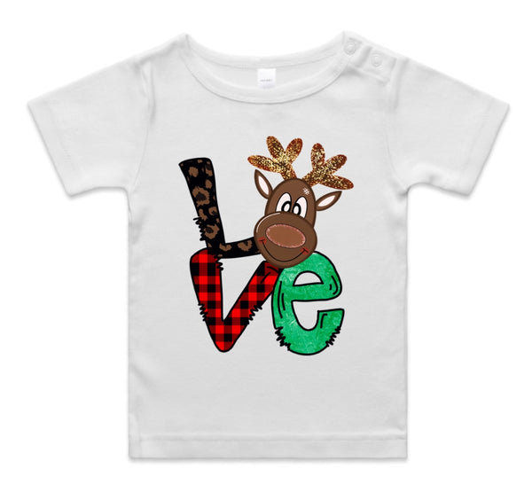 Reindeer LOVE AS Colour Wee Tee