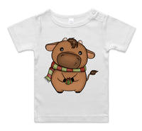 Baby Bull with Present AS Colour Wee Tee