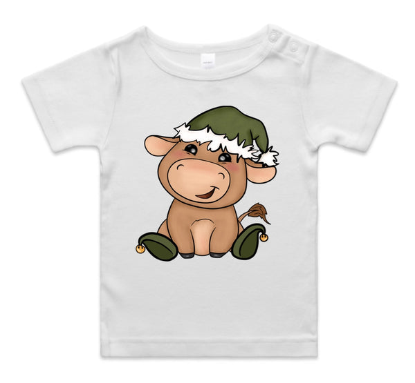 Baby Elf Cow AS Colour Wee Tee