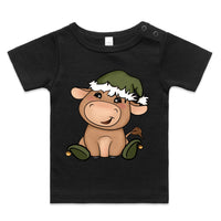 Baby Elf Cow AS Colour Wee Tee