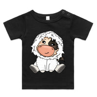 Baby Jersey Cow in Snowsuit AS Colour Wee Tee