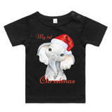 My First Christmas Elephant AS Colour Wee Tee