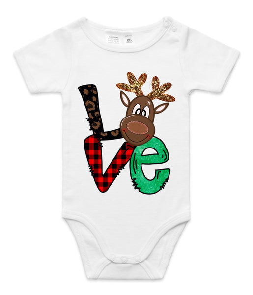 Reindeer LOVE AS Colour Onesie