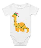 Yellow Dinosaur AS Colour Onesie