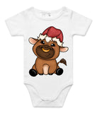 Baby Santa Bull AS Colour Onesie