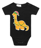 Yellow Dinosaur AS Colour Onesie