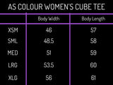 Meowy Christmas Cat AS Colour Women’s Cube Tee