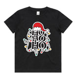 Ho Ho Ho Christmas Lights AS Colour Youth Staple Tee