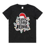 Ho Ho Ho Christmas Lights AS Colour Kids Staple Tee