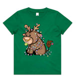 Baby Bull Reindeer with Lights AS Colour Kids Staple Tee