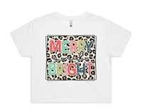 Merry & Bright AS Colour Women’s Crop Tee