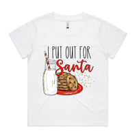 I Put Out For Santa AS Colour Women’s Cube Tee