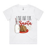 I Put Out For Santa AS Colour Women’s Cube Tee