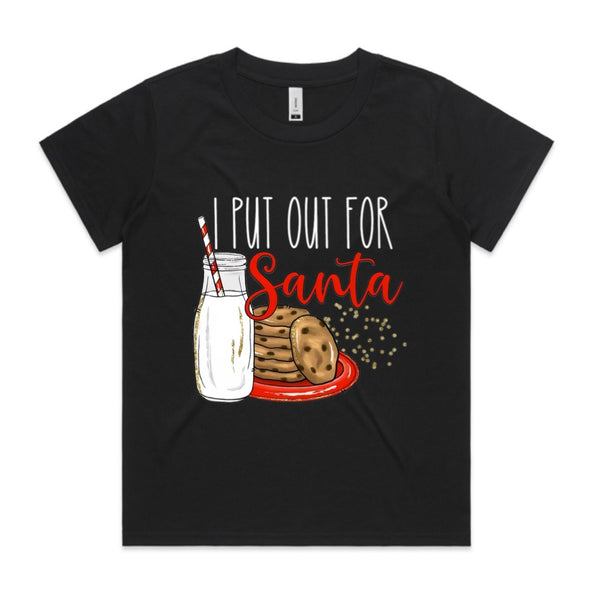 I Put Out For Santa AS Colour Women’s Cube Tee