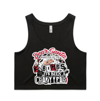 Sorry For All The F Bombs AS Colour Women’s Crop Singlet