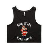 Doin’ It For The Ho’s AS Colour Women’s Crop Singlet