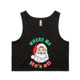 Where Ma Ho’s At AS Colour Women’s Crop Singlet