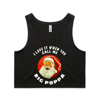 Call Me Big Poppa AS Colour Women’s Crop Singlet