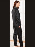Personalised Black Satin Pyjama's