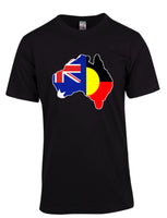 Aussie Day - Aussie Aboriginal Flag Tee