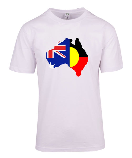 Aussie Day - Aussie Aboriginal Flag Tee