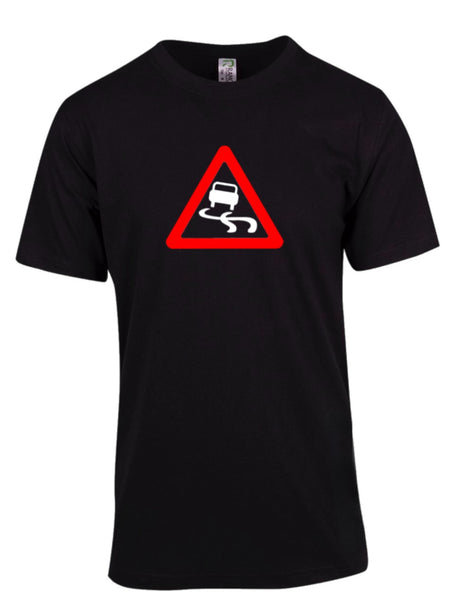Caution Road Sign Tee
